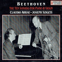 Vanguard Classics : Arrau - Violin Sonatas